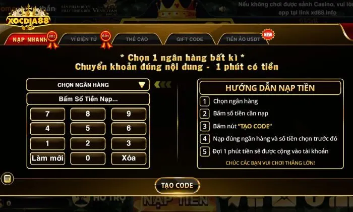 FAQs về xử lý giao dịch tại Xocdia88