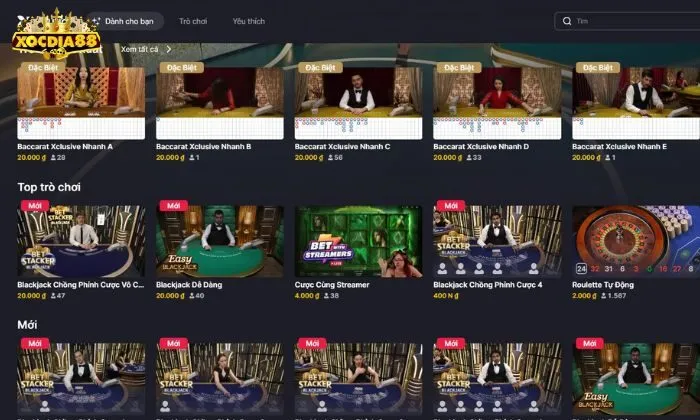 Game online Xocdia88 với trò chơi hấp dẫn đến từ nhà phát hành lớn
